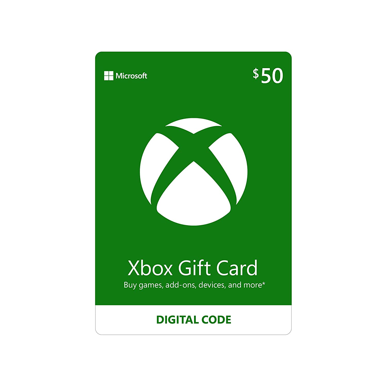 北米版】Xbox Gift Card 50 USD / Xbox ギフトカード 50ドル - YO!GIFT