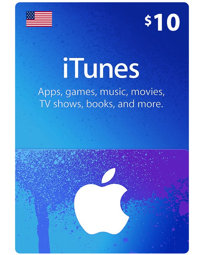 北米/アメリカ】iTunes Gift Card 10 USD / アイチューンズ ギフトカード 10ドル - YO!GIFT