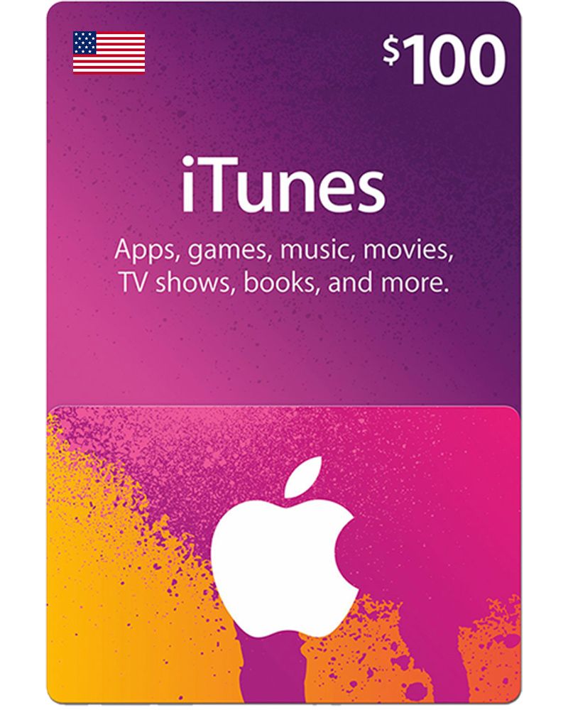 北米/アメリカ】iTunes Gift Card 100 USD / アイチューンズ ギフト