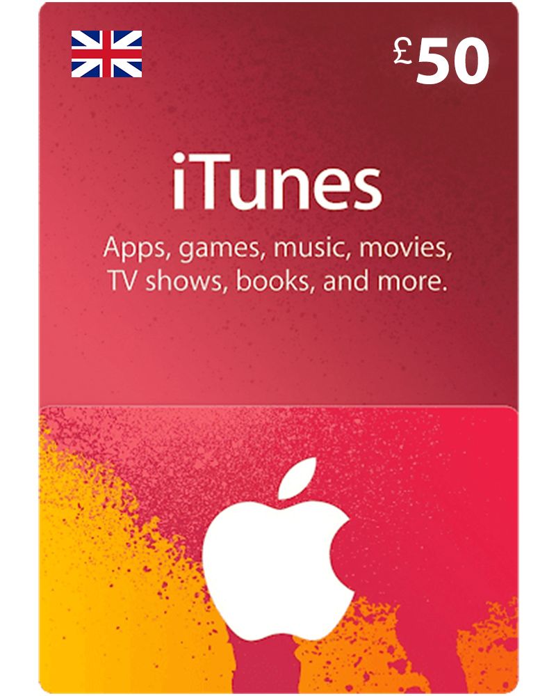 UK/イギリス】iTunes Gift Card 50 GBP / アイチューンズ ギフトカード